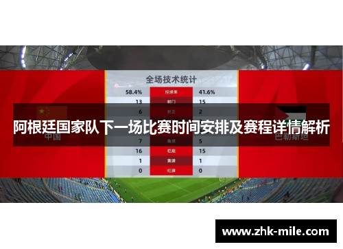 阿根廷国家队下一场比赛时间安排及赛程详情解析